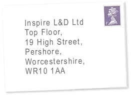 Send postal communication to Inspire L&D Limited